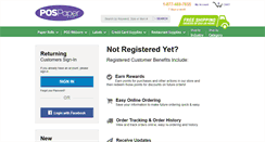 Desktop Screenshot of myaccount.pospaper.com